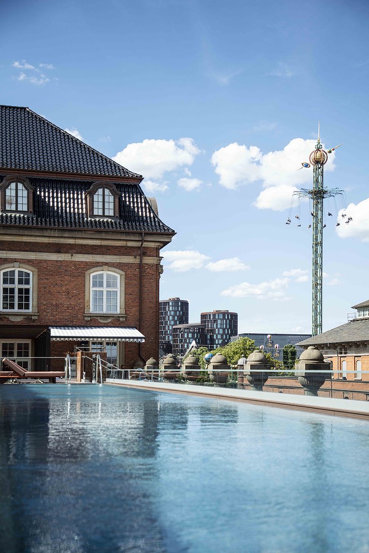 Villa Copenhagen Rooftop Pool View Of Tivoli