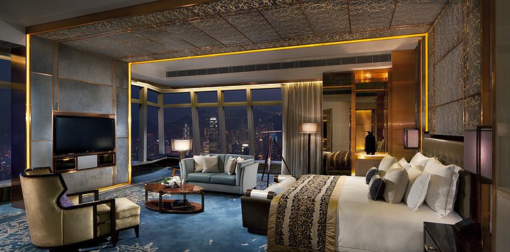 The Ritz-Carlton Suite bedroom