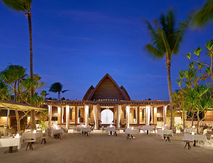 The Brando Hotel restaurant beach dining