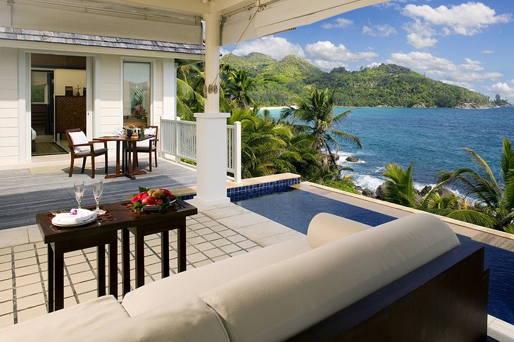 Banyan Tree Seychelles villa private pool