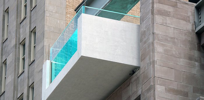 The Joule - Cantilevered Pool Over Downtown Dallas