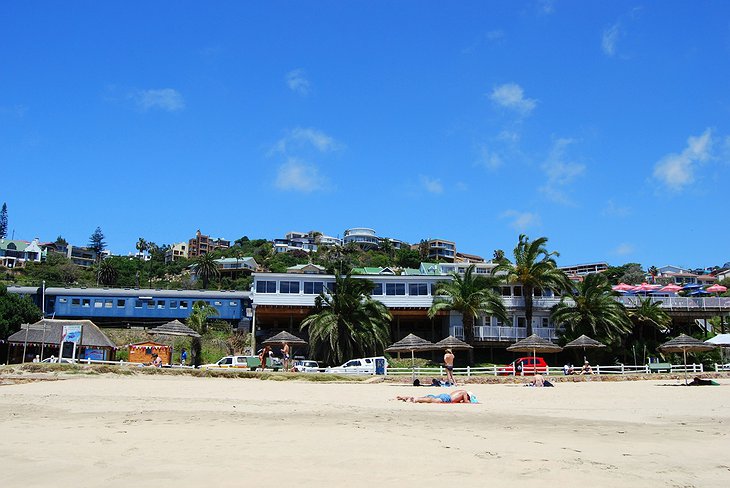 Santos Express train hotel at the beach