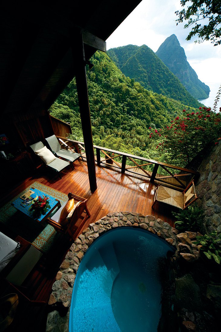 Ladera Resort bungalow views