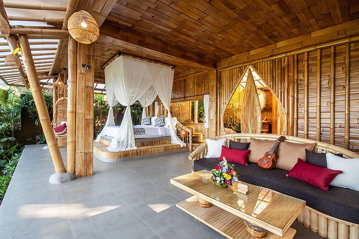 Magic Hills Bali Ground Floor Terrace With Outdoor Bed