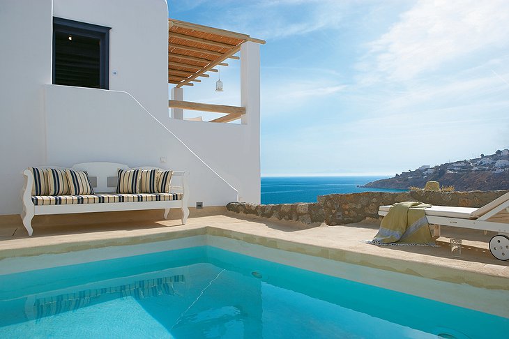 Mykonos Blu resort Island Blu Villa with private pool