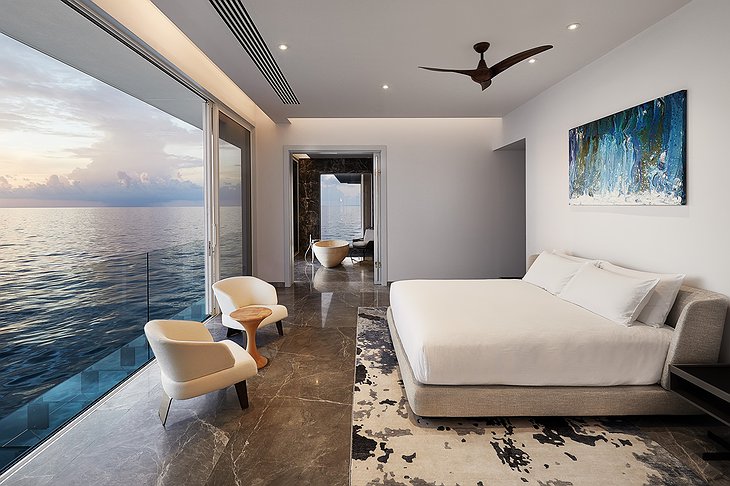Conrad Maldives The MURAKA Villa Bedroom