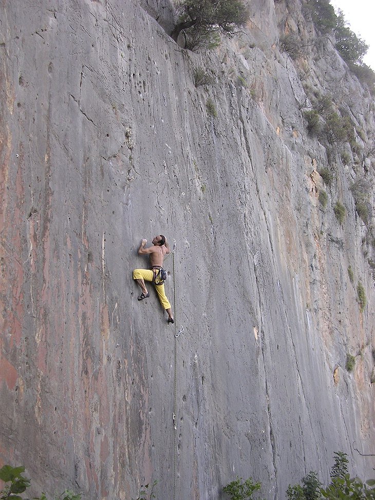 Olympos rock climbing