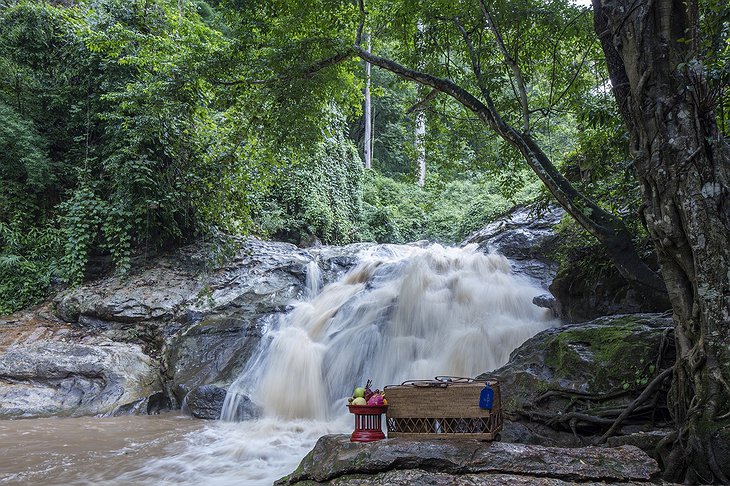 Chiang Mai Picnic By The Waterfall