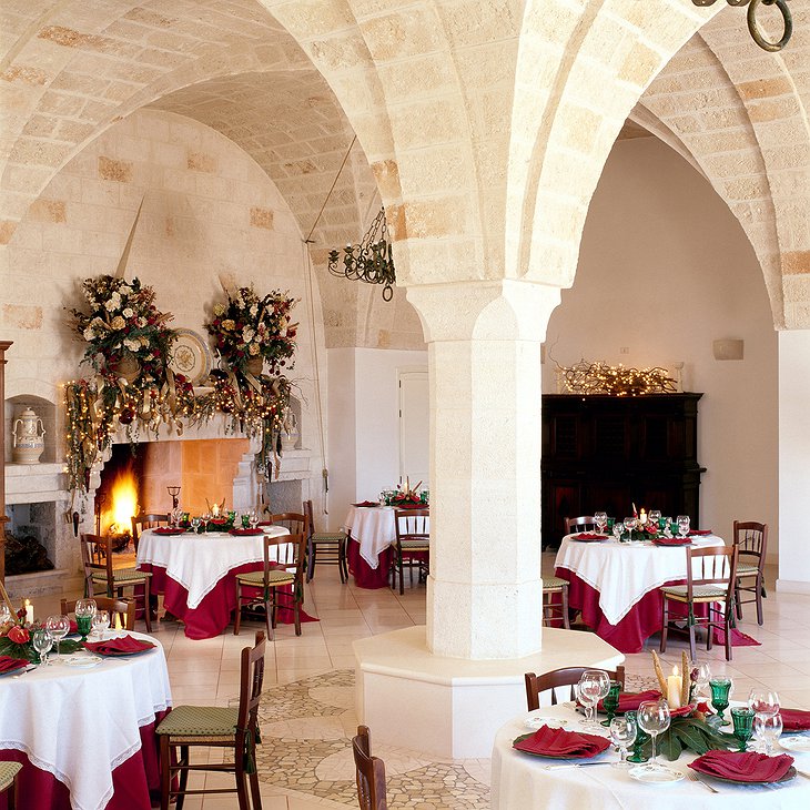 Masseria San Domenico dining