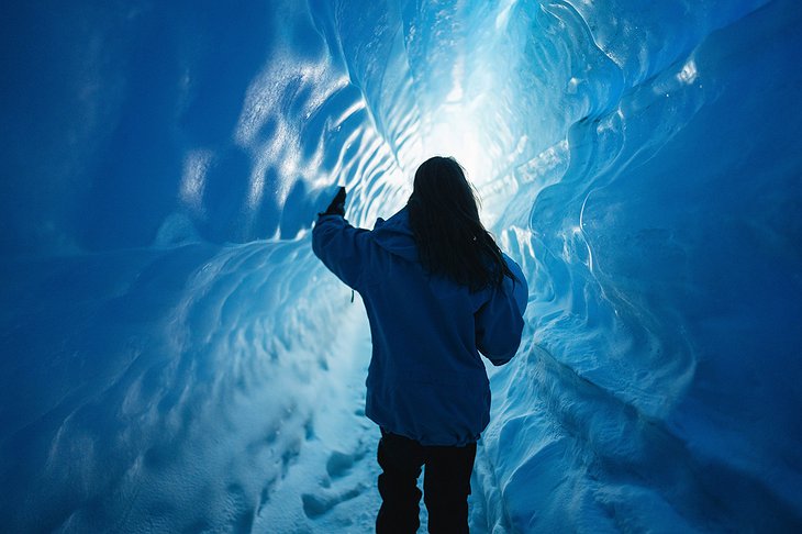 Antarctica Ice Cave Exploration