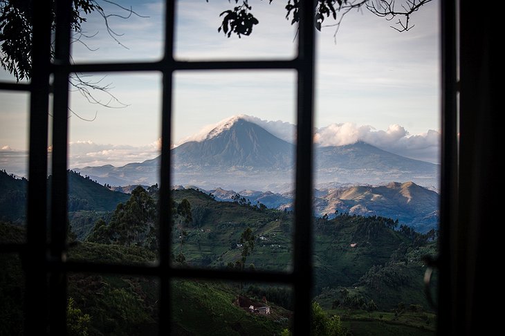 View On The Virunga Volcanoes