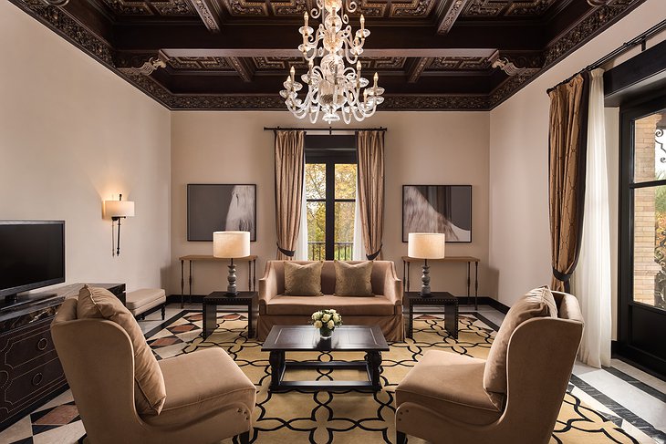 Hotel Alfonso XIII Seville Grand Suite Living Room