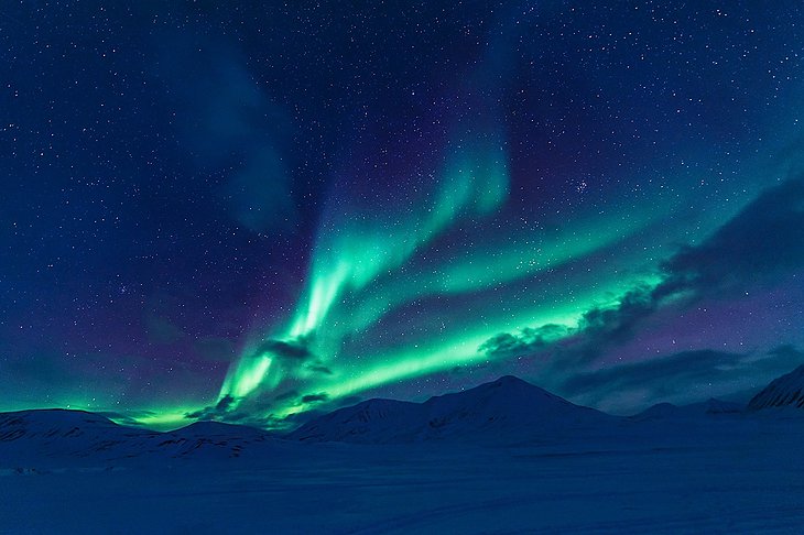 Northern Lights In Svalbard