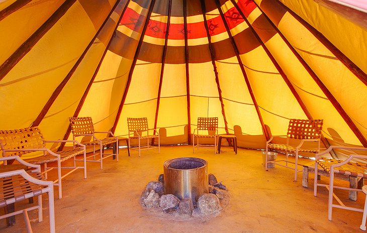 Teepee Indoor Fireplace