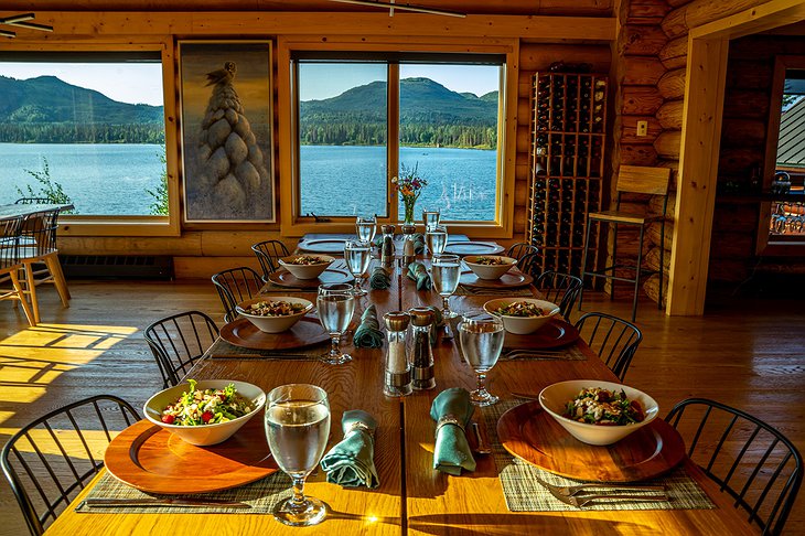 Tordrillo Mountain Hotel Main Lodge Dining Room