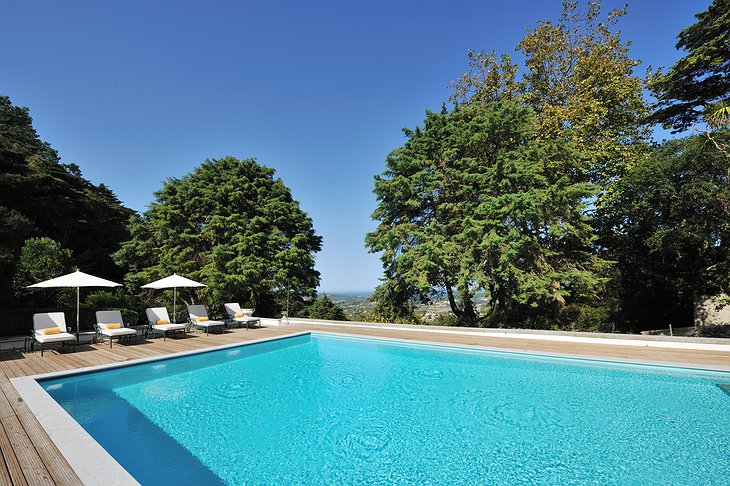 Sintra Castle Hotel swimming pool