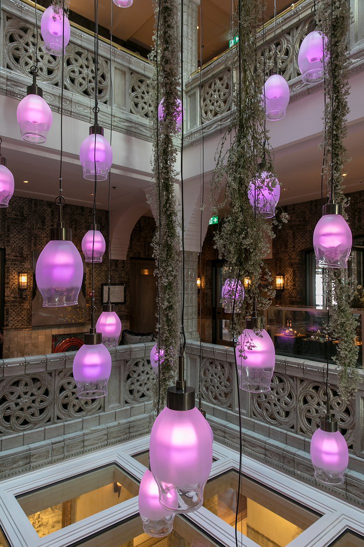 Hotel TwentySeven Jellyfish-Like Hanging Lamps