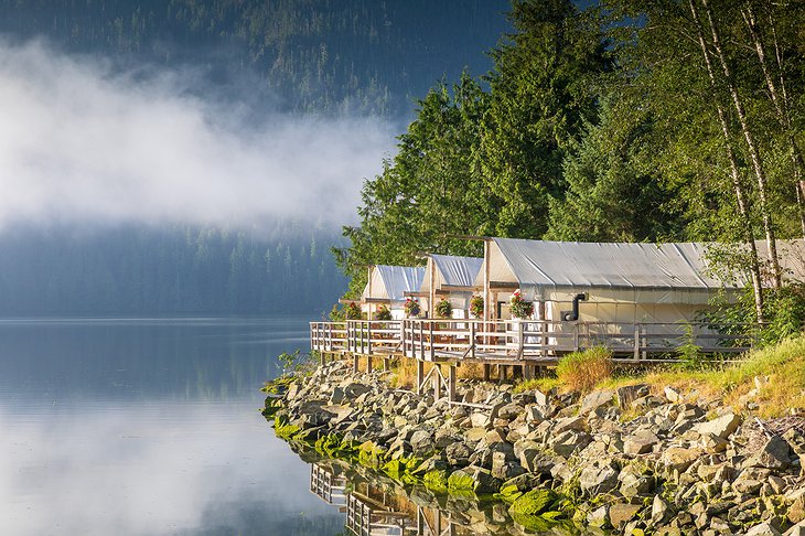 Clayoquot Wilderness Resort Sunrise Waterfront Ensuite Tents