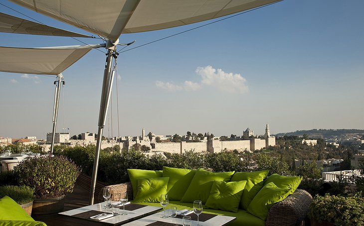 Mamilla Hotel Rooftop Terrace