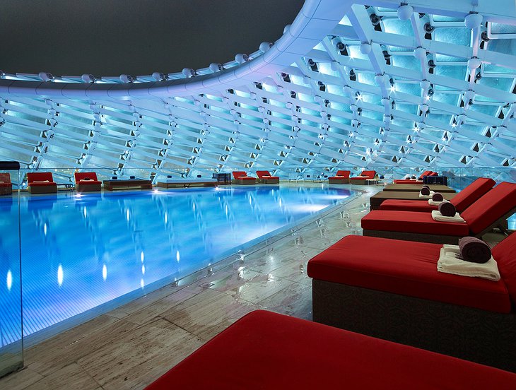 Yas Viceroy hotel swimming pool