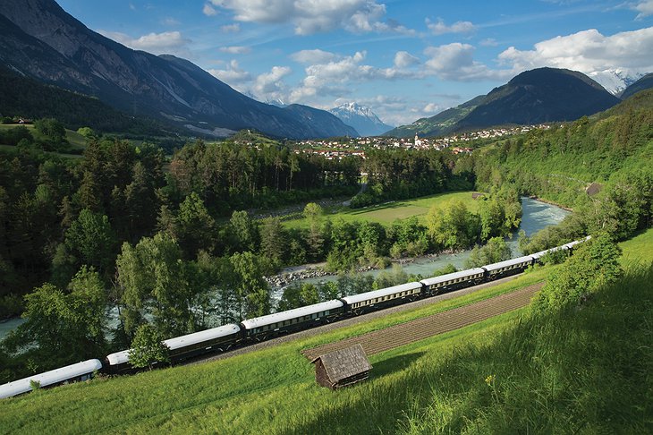 Venice Simplon-Orient Express Train From Above