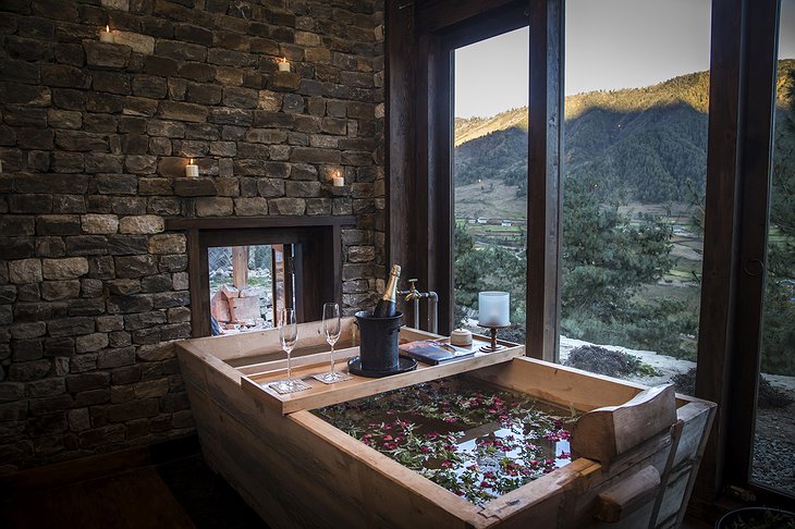 Traditional Bhutanese Hot Stone Bath