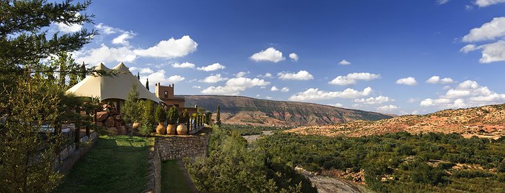 Kasbah Tamadot terraces