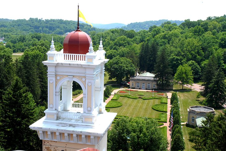 West Baden Springs royal garden