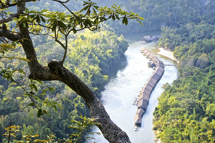 River Kwai Jungle Rafts aerial