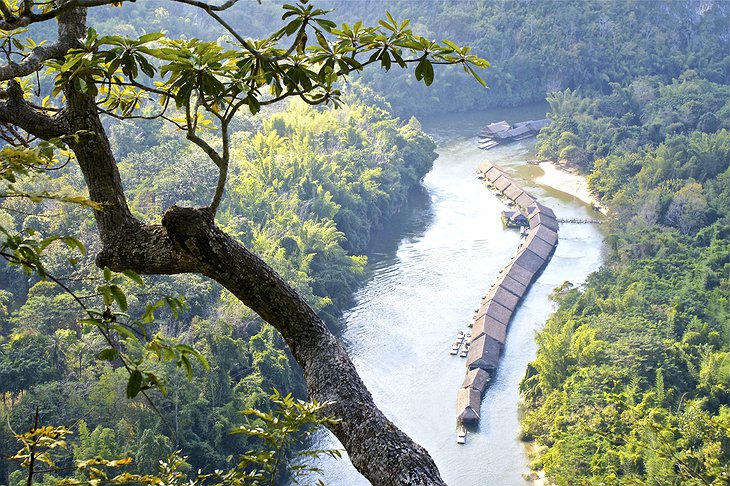 River Kwai Jungle Rafts aerial