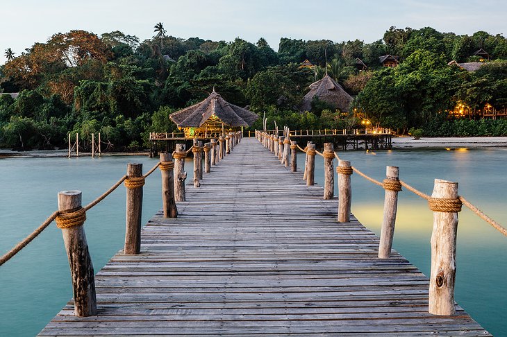 Fundu Lagoon Resort Jetty