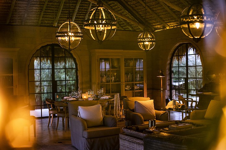 Segera Retreat Lodge Lounge