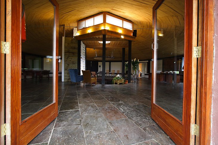 Gyreum Ecolodge main entrance