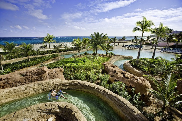 The current slide at the Aquaventure