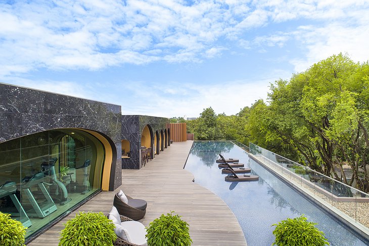 X2 Chiang Mai Riverside Resort Rooftop Infinity Pool