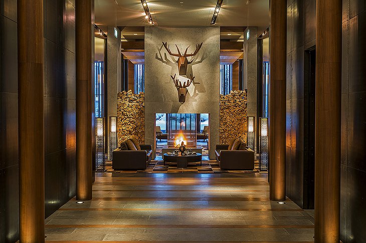 The Chedi Andermatt entrance