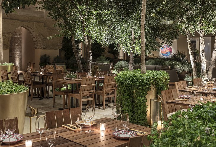 The Jaffa Hotel Courtyard Restaurant