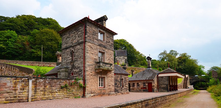 Alton Station Staffordshire - Converted Railway Station Hotel