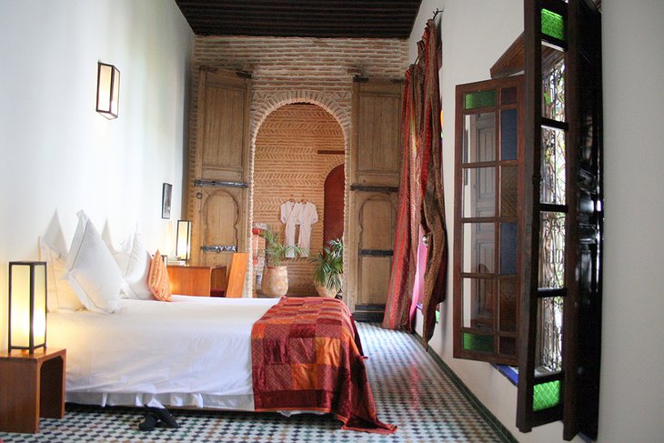 Riad Laaroussa red room