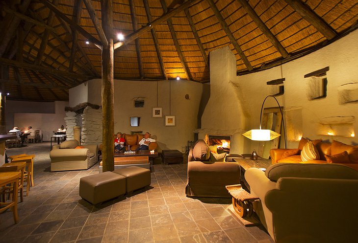 Kulala Desert Lodge lounge