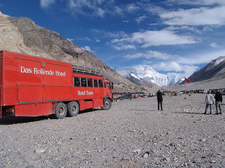 Road to the high mountains