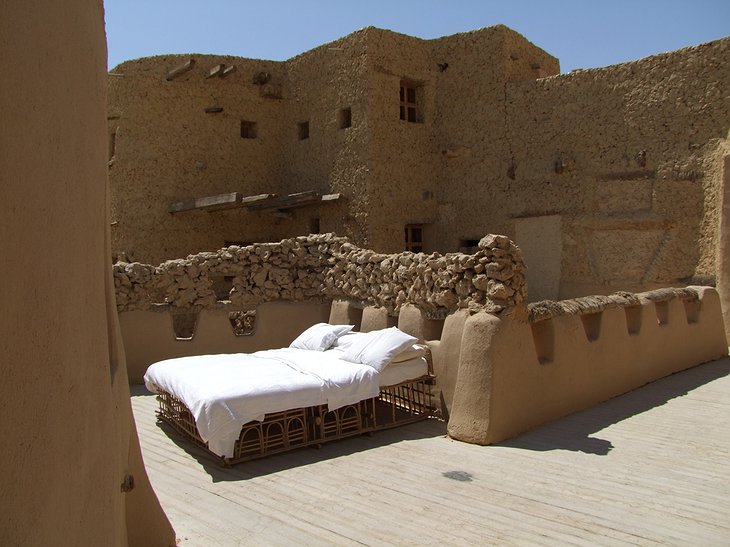 Sleeping under the open sky in Egypt