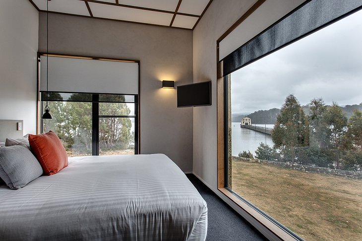 Pumphouse Point room with lake views