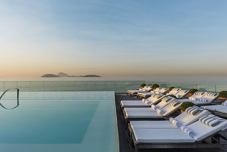 Hotel Fasano Rio de Janeiro Rooftop Pool Panorama