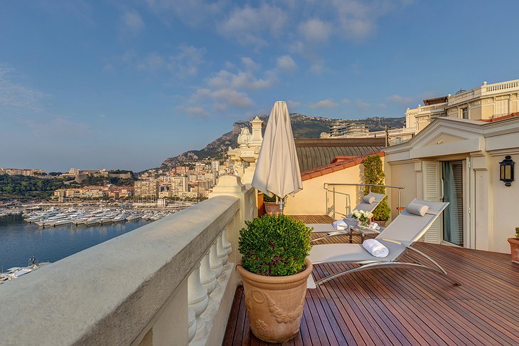 Hotel Hermitage Monte-Carlo penthouse balcony