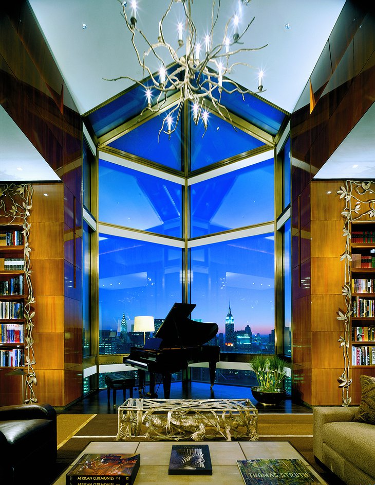 Steinway Grand Piano In The Ty Warner Penthouse Suite