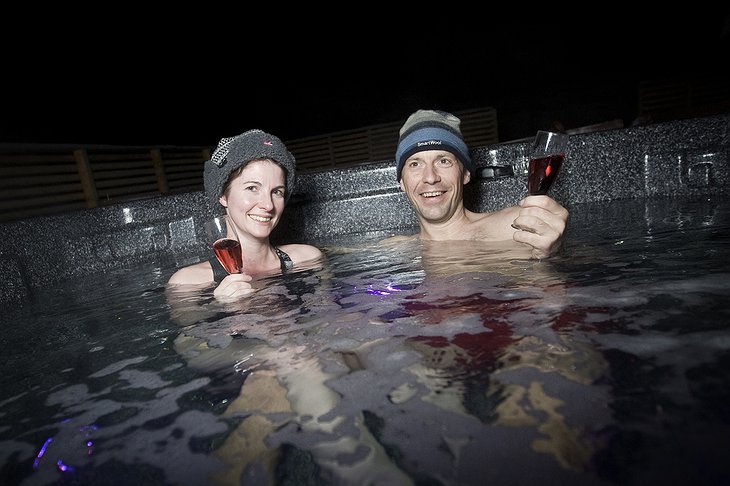 Sorrisniva Igloo Hotel jacuzzi