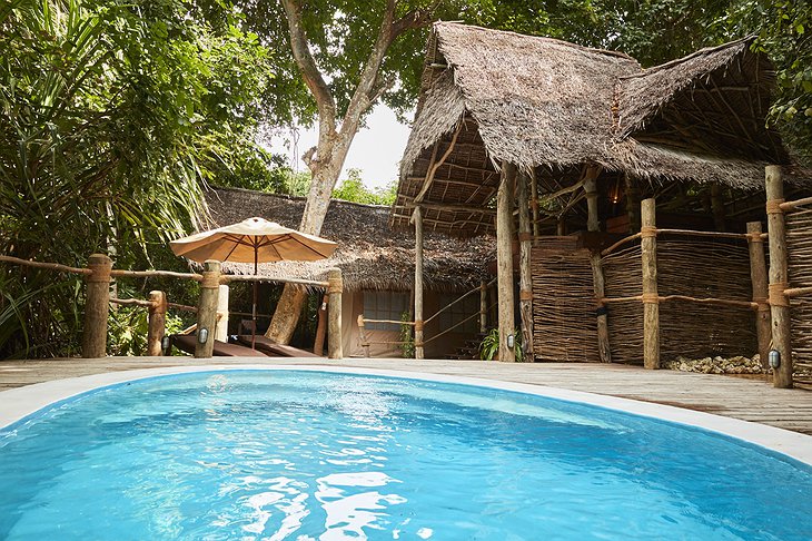 Fundu Lagoon Resort Jungle Suite Private Pool