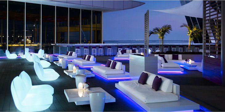 InterContinental Dubai Festival City rooftop terrace