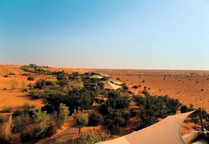 Luxury tents in the desert